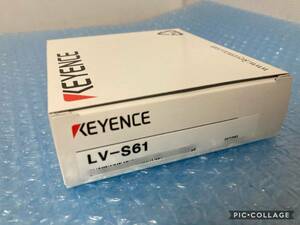 【送料無料】【新品・未使用】 KEYENCE キーエンス LV-S61 汎用タイプデジタルレーザセンサ センサヘッド 回帰反射 小スポット ⑤