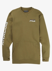 *sale/ new goods / regular goods / special price BURTON/ANALOG ENCLAVE CREW SWEATSHIRT | Color:Martini Olive | Size L | Technica ru crew neck sweat 