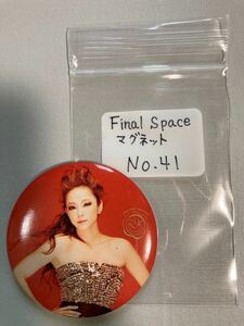 安室奈美恵　Final Space 会場限定 ガチャ namie amuro マグネット