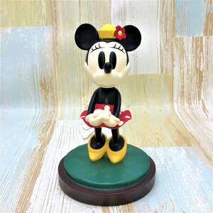 レア★ミニーマウス Minnie Mouse ミニー 首振り人形 バブルヘッド 陶器製フィギュア★ディズニーランド Disney TDL ウォルトディズニー