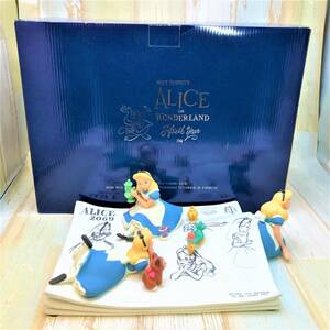 限定品 激レア★不思議の国のアリス Alice in Wonderland モデルシート 陶器製 ビッグフィギュア スタチュー★ディズニー Disney TDL