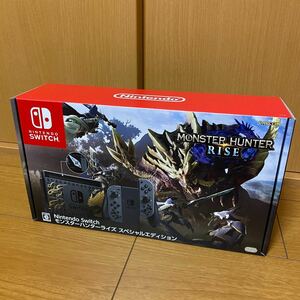 新品未開封　モンスターハンターライズスペシャルエディション　switch 任天堂スイッチ本体　印あり