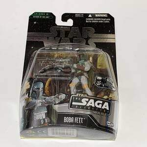 US версия HASBRO - z blow STARWARS Звездные войны SAGA Saga коллекция серебряный Basic фигурка BOBA FETTboba*feto