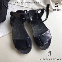 ■送料込み■即決【訳あり】S 22.5-23.0 ユナイテッドアローズ フラットサンダル スポサン UNITED ARROWS TOKYO モード スポーツサンダル_画像1