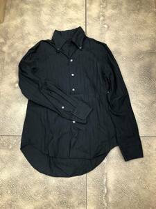 * prompt decision * including carriage *SHIPS Ships open color button down long sleeve shirt size S black black stripe dress shirt 