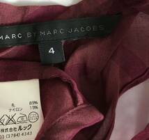 ＊MARC BY MARC JACOBS　マークバイマークジェイコブス　薄手ウールナイロン素材　ベスト　ノースリーブブラウス _画像4