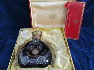 古酒 REMY MARTIN LOUIS XIII レミーマルタン ルイ13世 金キャップ Baccarat バカラ グラス 冊子 替え栓-3288