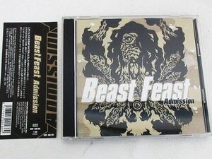 【送料無料】廃盤レア【極美品】日本盤 CD 帯付き /「BEAST FEAST ADMISSION」2枚組 メタル/ハードコア ◇■L25109YER-210508-10