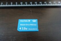 メモリースティック 2GB SanDisk memory stick PRO DUO　普通郵便可 送料63円_画像1