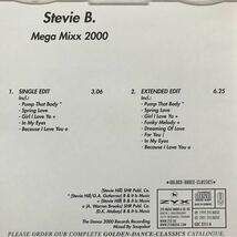 【r&b】Stevie B / Mega Mixx 2000［CDs］《9b053 9595》_画像4