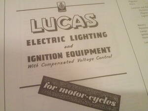  price cut negotiations warm welcome blues main Smith Lucas motorcycle lighting & ignition maintenance instruction z