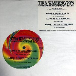 TINA WASHINGTON E.P. GAMES PEOPLE PLAY / LOVE IS ALL AROUND / BABY. I LOVE WAY