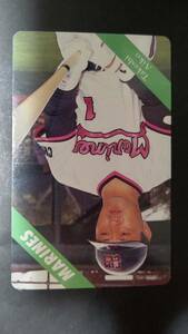  Calbee Professional Baseball card 93 year No.115 love .. Lotte 1993 year ( for searching ) rare block Short block tent gram district version error 