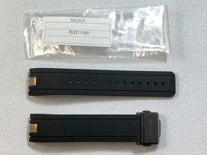 R022111M0 SEIKO Astro n21mm original silicon band buckle attaching black SBXC024/5X53-0AJ0 for cat pohs free shipping 