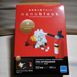 nanoblockナノブロック【nanoblock AWARD 2014 消火器 NBC 242 FIRE EXTINGUISHER】新品未開封〒220 カワダ Kawada JAN 4972825207963
