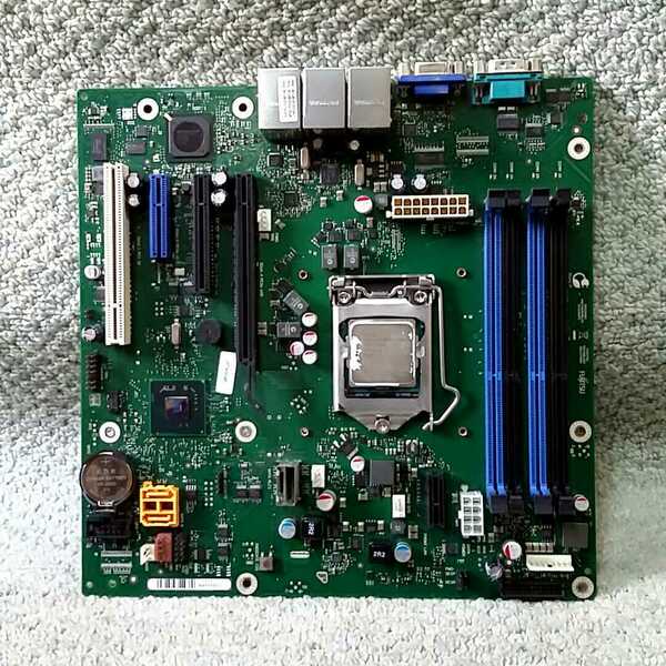 岐阜 即日発 ★ Fujitsu PRIMERGY TX120 S3 マザーボード D3049-B12 GS 3 LGA1155 ★ CPU (Xeon E3-1220V2) ★ BIOS起動確認済 M649