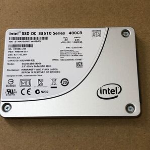 Intel SSD DC S3510 480GB MLCチップ SATA 2.5inch 高耐久 サーバー仕様 データセンター