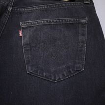 LEVI’S 501 ブラックデニムパンツ W33 リーバイス BLACK DENIM PANTS 後染め アメリカ製 USA製 米国製 90s 90’s LEVIS_画像6