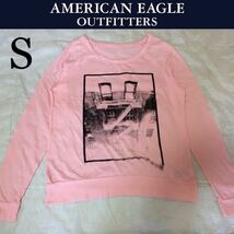 １回着☆American Eagle ロンT長袖Ｔシャツ S　アメリカンイーグル_画像1