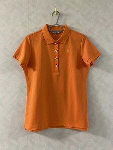 美品 Munsingwear ポロシャツ サイズM レディース ロゴ ワンポイント 定価11000 マンシングウェア ゴルフ GOLF デサント
