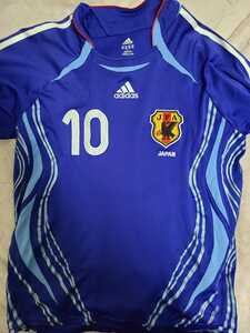 サッカー日本代表 2006ドイツワールドカップモデル 日本代表ユニフォーム adidas #10 中村俊輔　Lサイズ 正規品