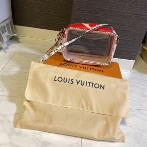 ルイビィトン ピーチポーチ　数回使用　LOUIS VUTTON コーティングキャンパス　最大値引きです。