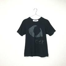 ★プレイコムデギャルソン PLAY COMME des GARCONS★片目 両面プリント アイ ブラック 半袖 Tシャツ 黒 ブラック size 44 管:B:05_画像1