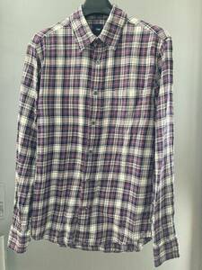 Gap Men's Long Sleeve Check Shirt 668449 XS USED ギャップ メンズ 長袖 チェック シャツ FAL09