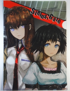 ◆ 牧瀬紅莉栖 ＆ 椎名まゆり STEINS;GATE シュタインズ・ゲート クリアファイル 秋葉原駅前 ◆