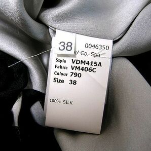 イタリア製 VIKTOR&ROLF ヴィクター＆ロルフ アシンメトリーシルクワンピース ドレスの画像7