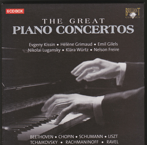 The Great Piano Concertos (6CD) Brilliant classics 廃盤 送料込みでお得！