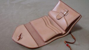 小銭入れ 折り畳み ウォレット 透明 アクリル 型紙