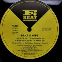 中古 12inch 仏盤 フランス盤 Blab Happy Inside Out ネオアコ ギターポップ_画像3