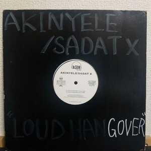 即決！Akinyele & Sadat X / Loud Hangover USオリジナルプロモオンリー12EP Funkmaster Flex Diana Ross-Love Hangoverネタ reレ