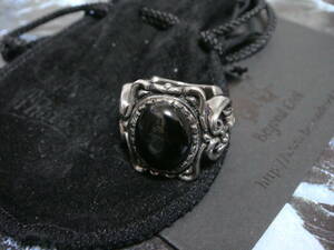  leather z&to leisure zLEATHERS&TREASURES Square Crest Ring ring 16 number BeyondCool guarantee card attached 