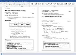 ■高校英文法 教師用 通年授業プリント / 生徒用問題プリント&教師用指導プリント (問題＋詳細な解答・語彙解説・文法解説・板書例付き) ⑥