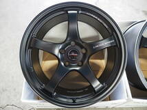 ★軽量★18inch 9.5J+35 5H114.3 新品 人気 クロススピードCR5 1台分 タイヤset可能 S13 S14 S15 180SX JZX90 JZX100 Z33 Z34 R34 ブラック_画像1