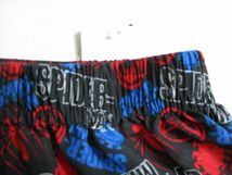 ZV972【SPIDER MAN】スパイダーマン　新品　プリント　サーフパンツ　水着　プール　スイムウエアー　パンツ　男児　黒　100_画像3