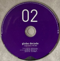 globe CD globe decade 2 single history 1995-2004_画像1