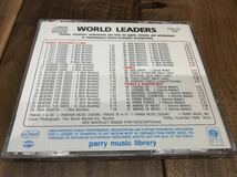 PARRY MUSIC LIBRARY / WORLD LEADERS CD PML-CD 1087 ライブラリー イージーリスニング BOB BUCKLEY MARS LASAR HENNIE BEKKER THEMES_画像4