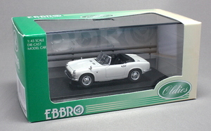 EBBRO エブロ 1/43【43397】HONDA S800 ロードスター 1966 [WHITE]