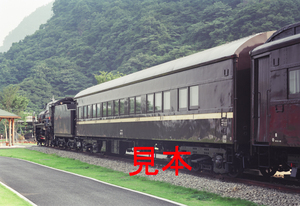 鉄道写真、6x9ネガデータ、122101120027、マイネ40-11、碓氷峠鉄道文化むら、2000.07.13、（6795×4666）