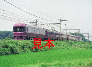 鉄道写真645ネガデータ、121401010007、485系（宴）、JR東北本線、蓮田～東大宮、2000.06.22、（4143×3034）
