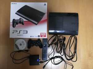 美品 PS3 PlayStation3 本体 CECH-4000c TORNE トルネ コントローラー BDリモコン 接続ケーブル HDMIケーブル 500GB 動作確認済