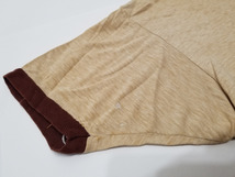 70s USA製 ARTEX 茶色杢 インディアン 染み込みプリント リンガーTシャツ L 70年代 アメリカ製 アメリカ古着 アメカジ ビンテージ ブラウン_画像5