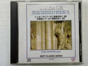 J.S.BACH J.S.バッハ BEST CLASSIC SERIES CD盤 コンパクトディスク GX-204