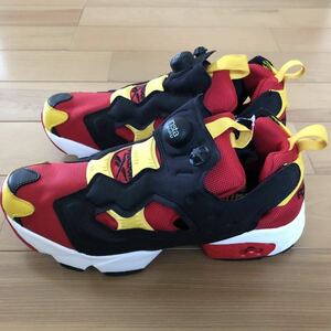 Reebok INSTAPUMP FURY OG MU Reebok Insta pump Fury sneakers red black yellow Hong Kong return .26cm regular goods new goods unused reissue limitation rare 