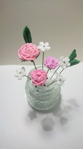 つまみ細工 パーツ お花 ハンドメイド