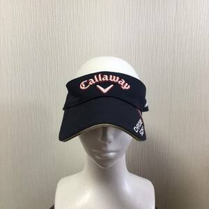 フリーサイズ/★CALLAWAY/ODYSSEY/Wネーム★EPIC/ROGUE/CHROME SOFT/立体ロゴ刺しゅう/サンバイザー★ネイビー