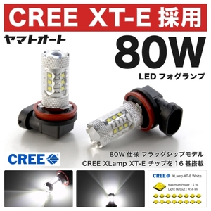 BK系 アクセラセダン前期 80W LED フォグ ランプ バルブ H11 AXELA マツダ